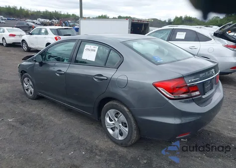 2013 Honda Civic Lx из США, поврежденный, VIN 19XFB2F59DE219152